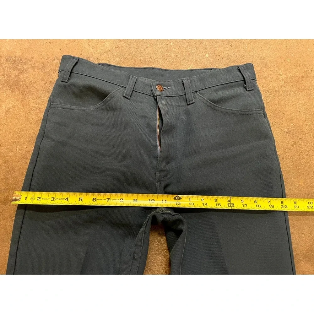 Vintage Levi's Chino Pants Mens 34x30 Teal‎ Mid Rise Bootcut Leg Western Casual